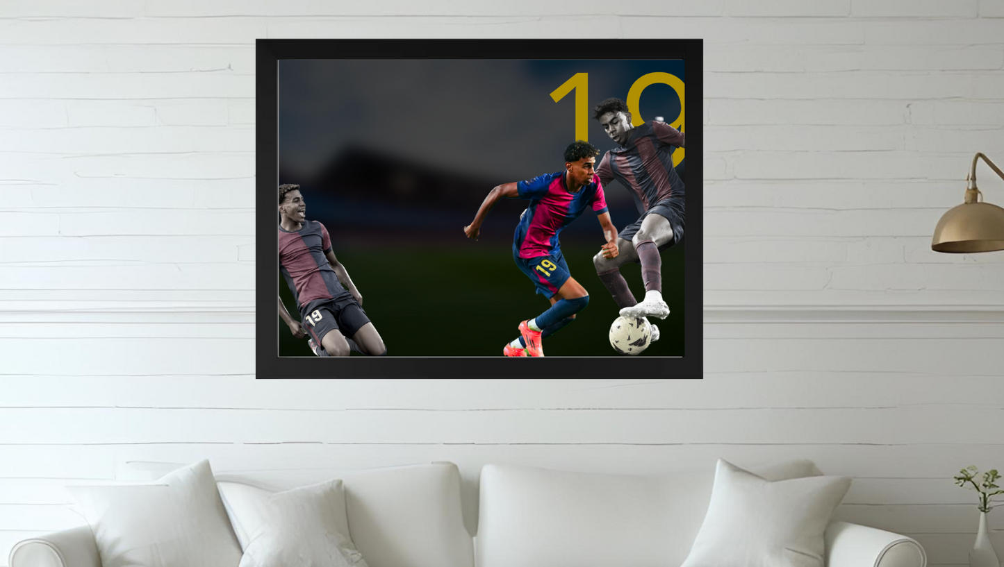 Trading Card Designbilderrahmen - Barcelona #19 - 20x30cm