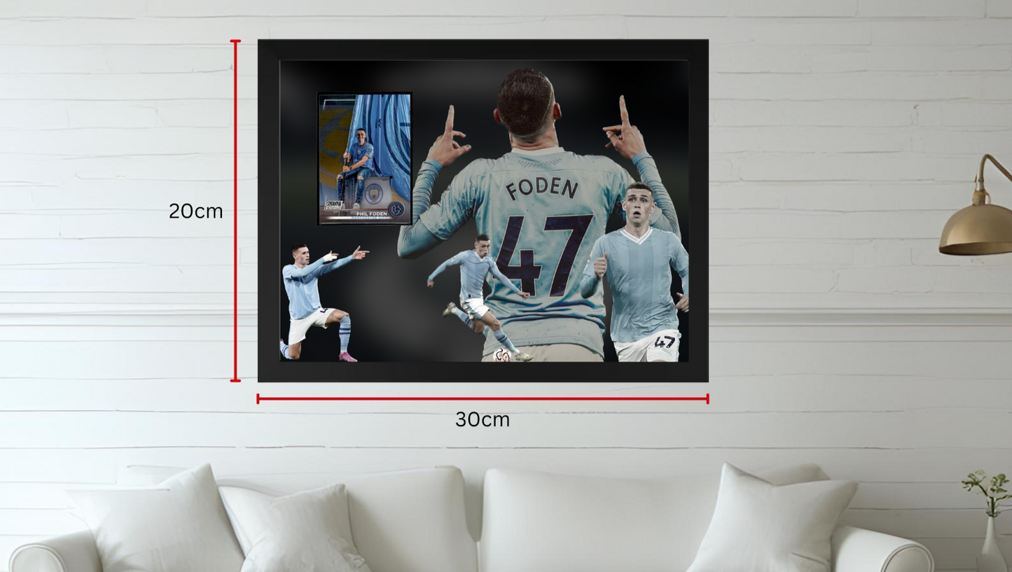 Trading Card Designbilderrahmen - Manchester #47 - 20x30cm