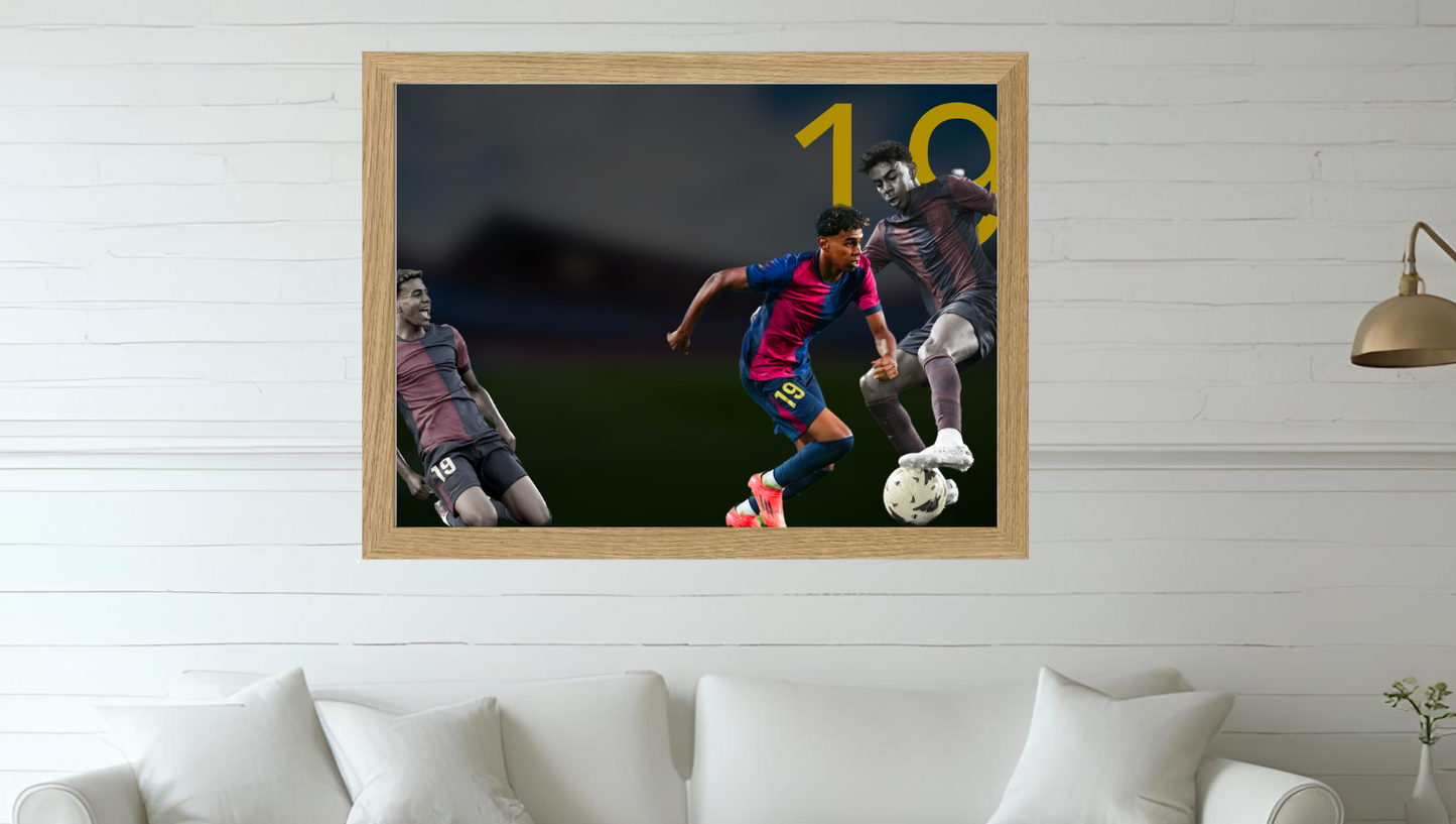 Trading Card Designbilderrahmen - Barcelona #19 - 20x30cm