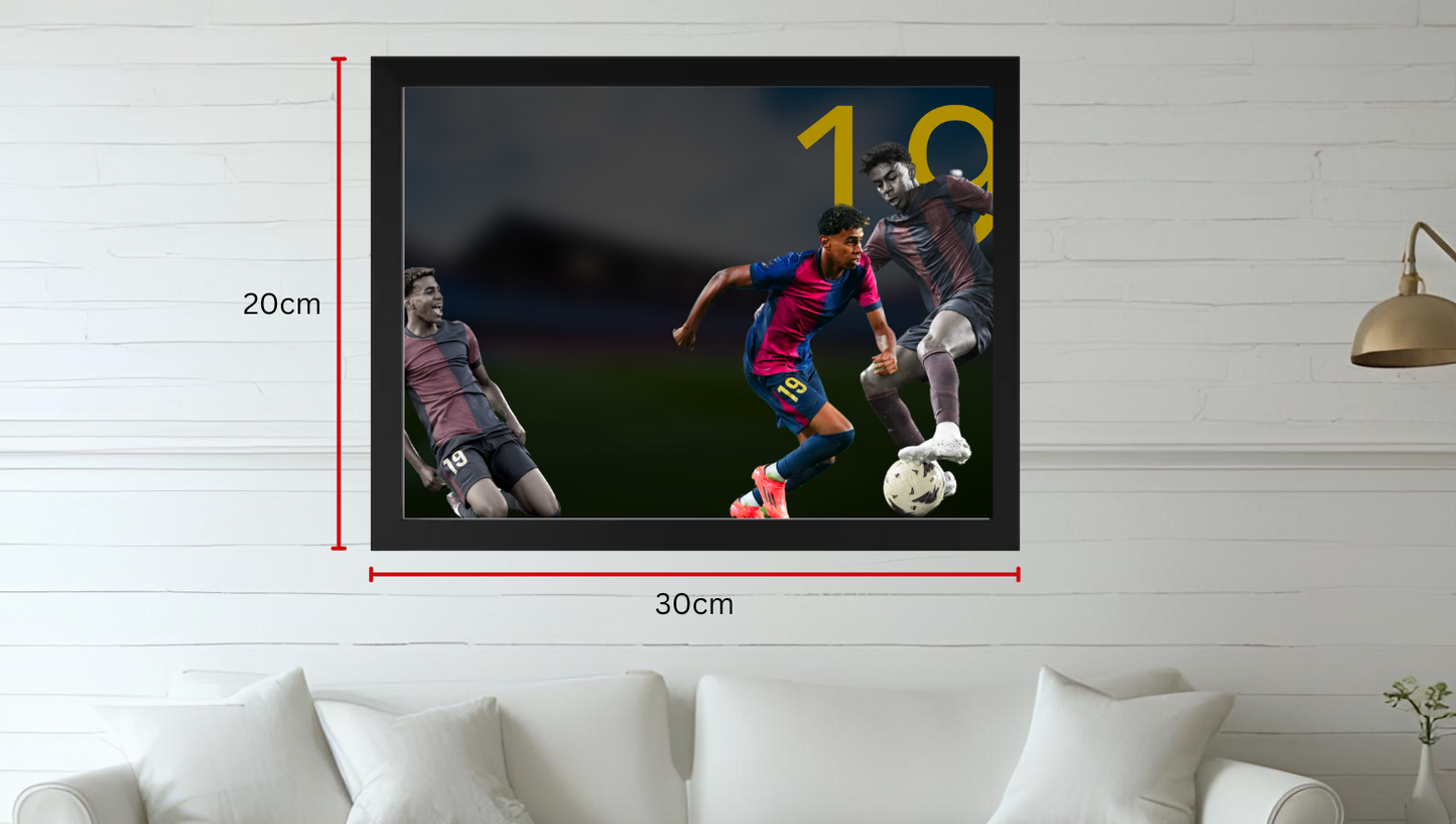 Trading Card Designbilderrahmen - Barcelona #19 - 20x30cm