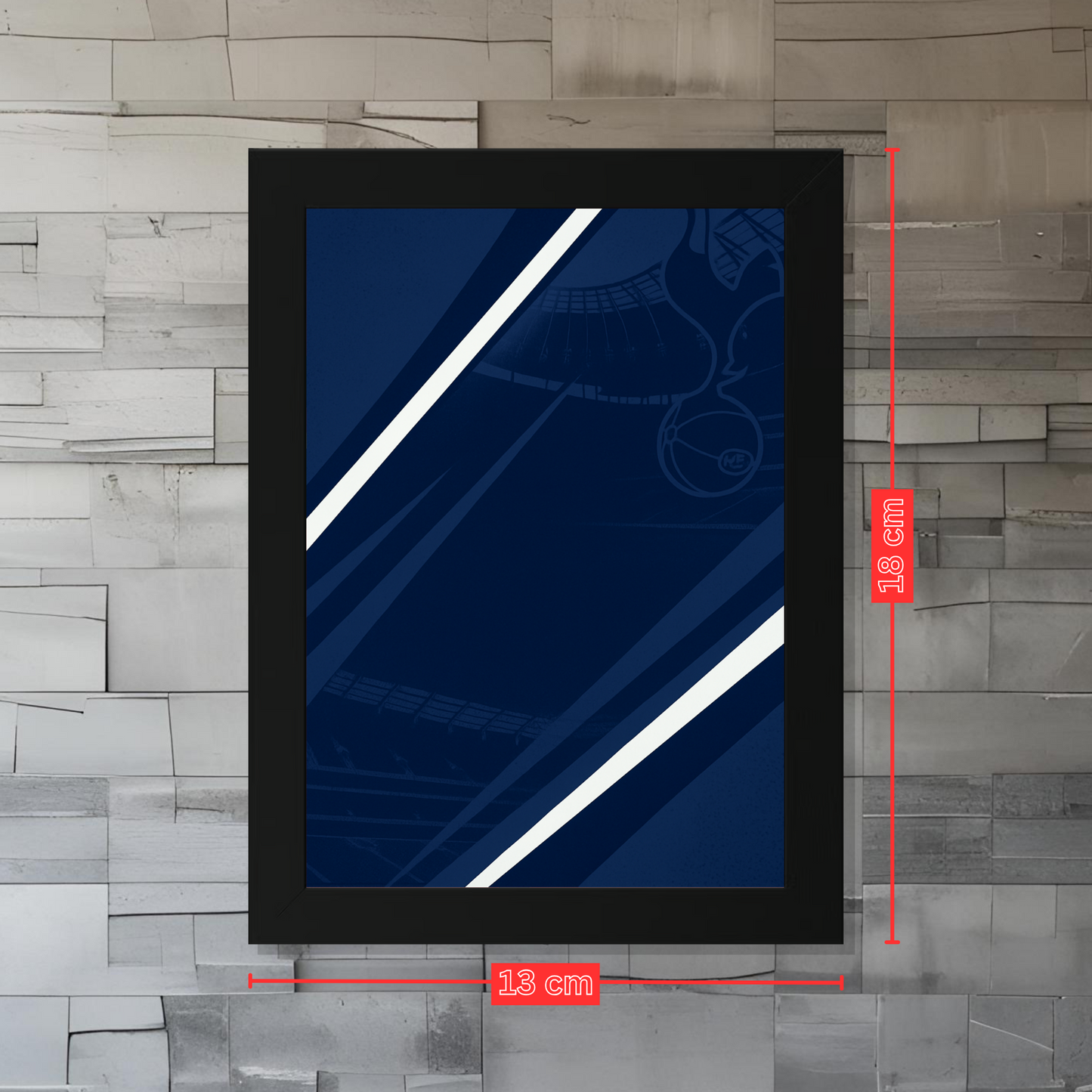 Trading Card Designbilderrahmen - Tottenham - 13x18cm