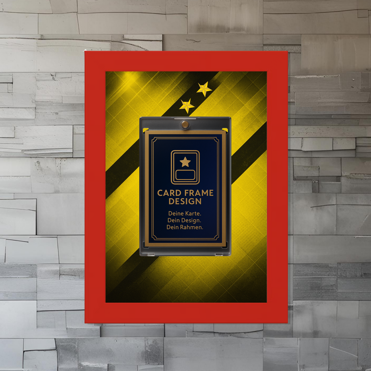 Trading Card Designbilderrahmen - Dortmund - 13x18cm