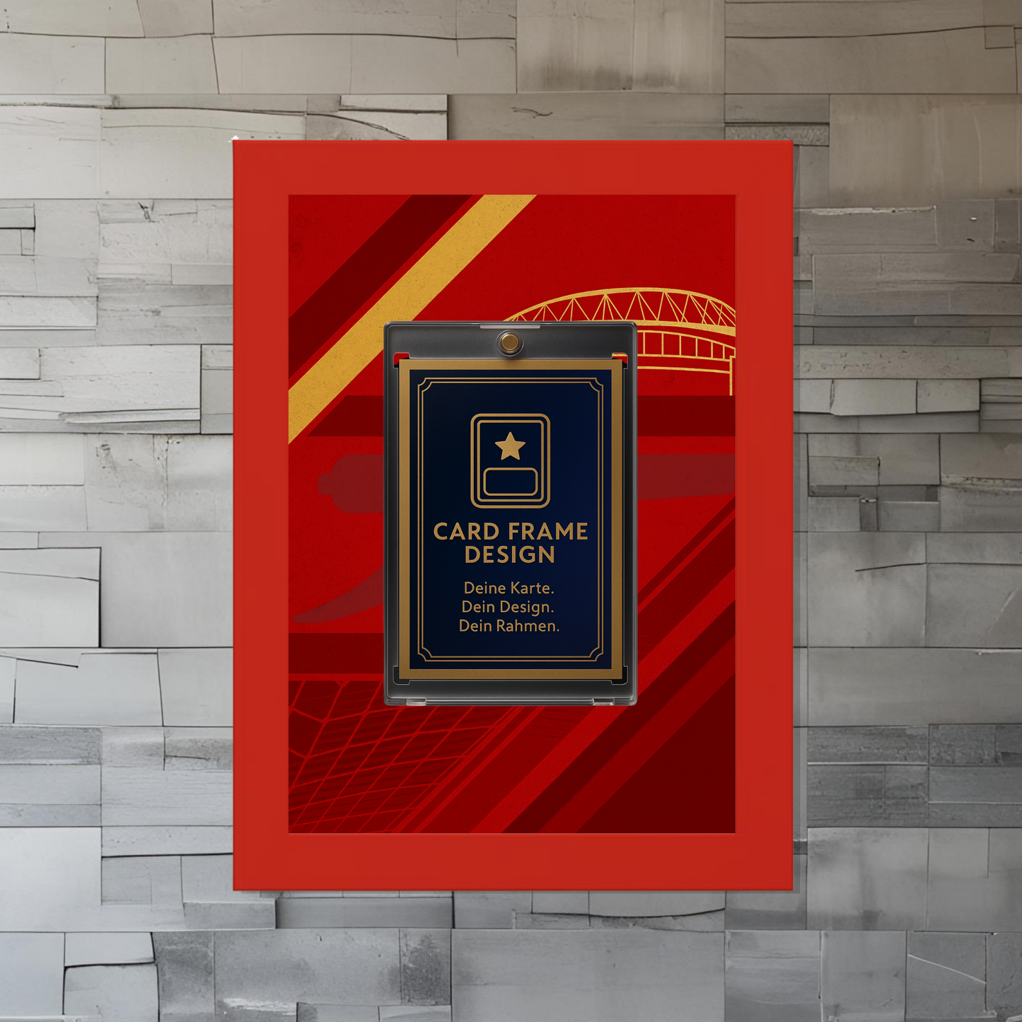 Trading Card Designbilderrahmen - London "The Gunners" - 13x18cm