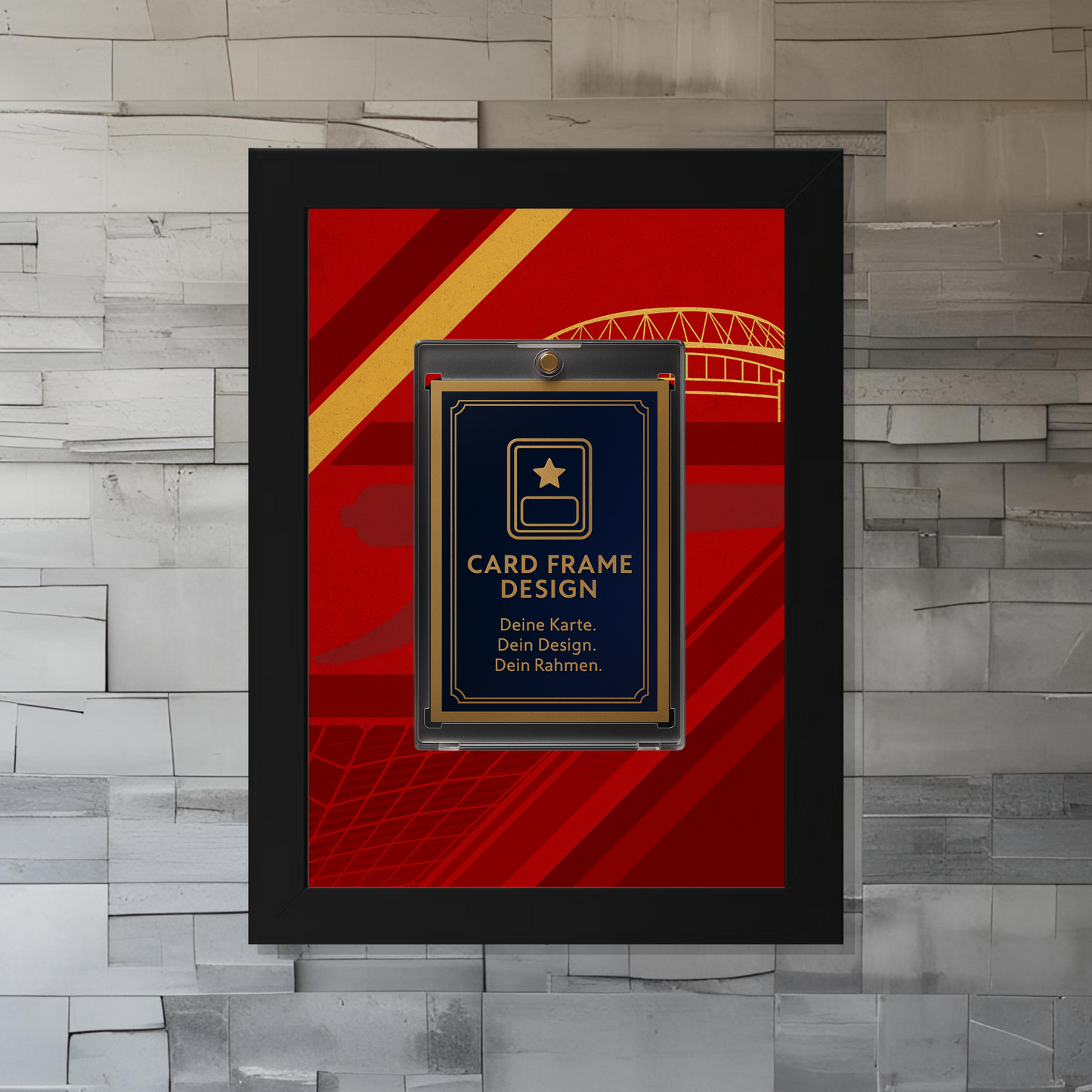 Trading Card Designbilderrahmen - London "The Gunners" - 13x18cm