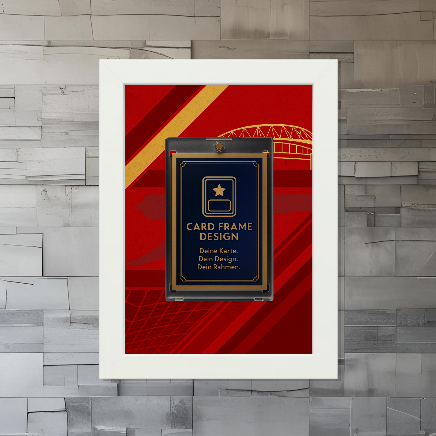 Trading Card Designbilderrahmen - London "The Gunners" - 13x18cm