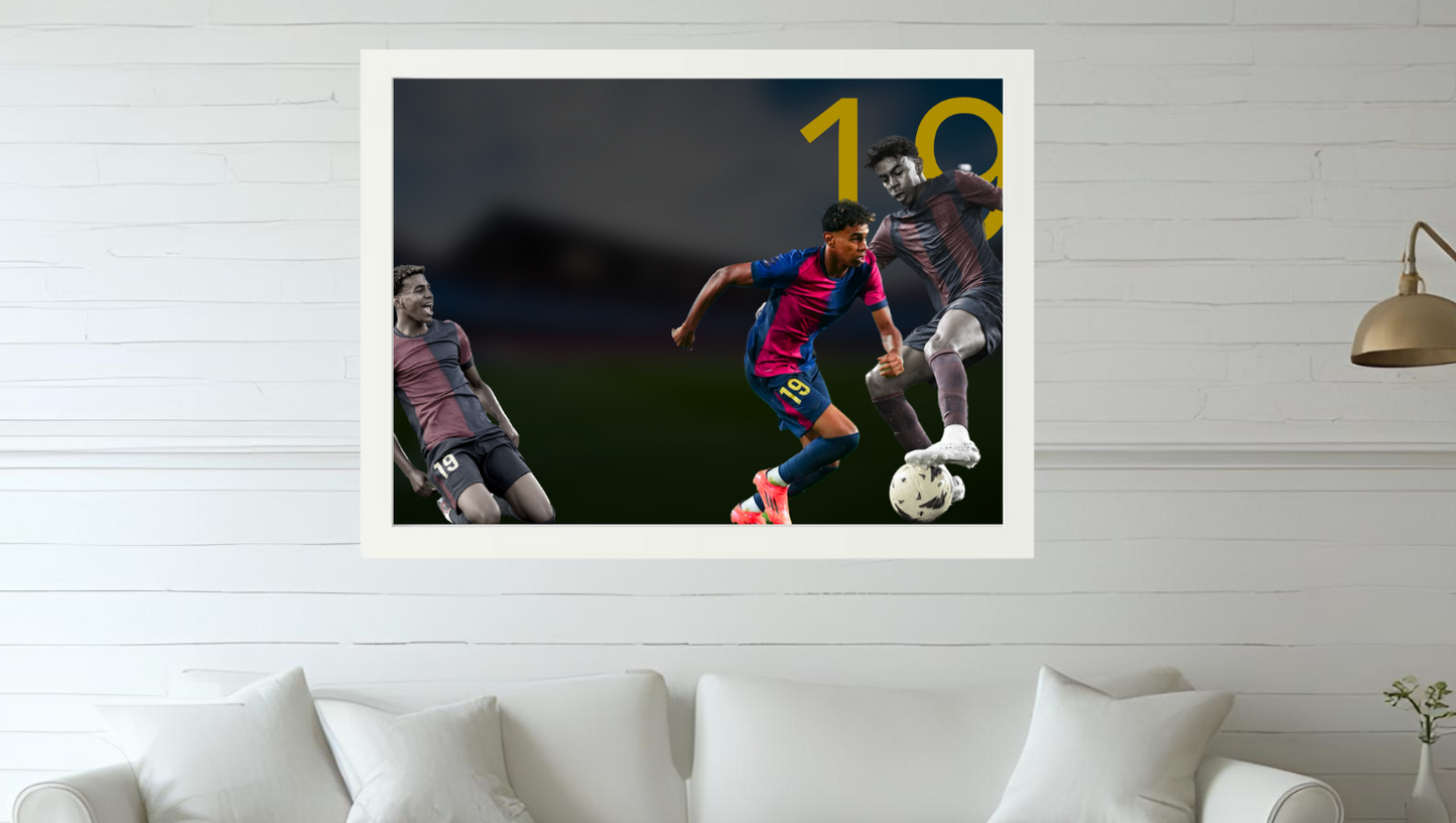 Trading Card Designbilderrahmen - Barcelona #19 - 20x30cm