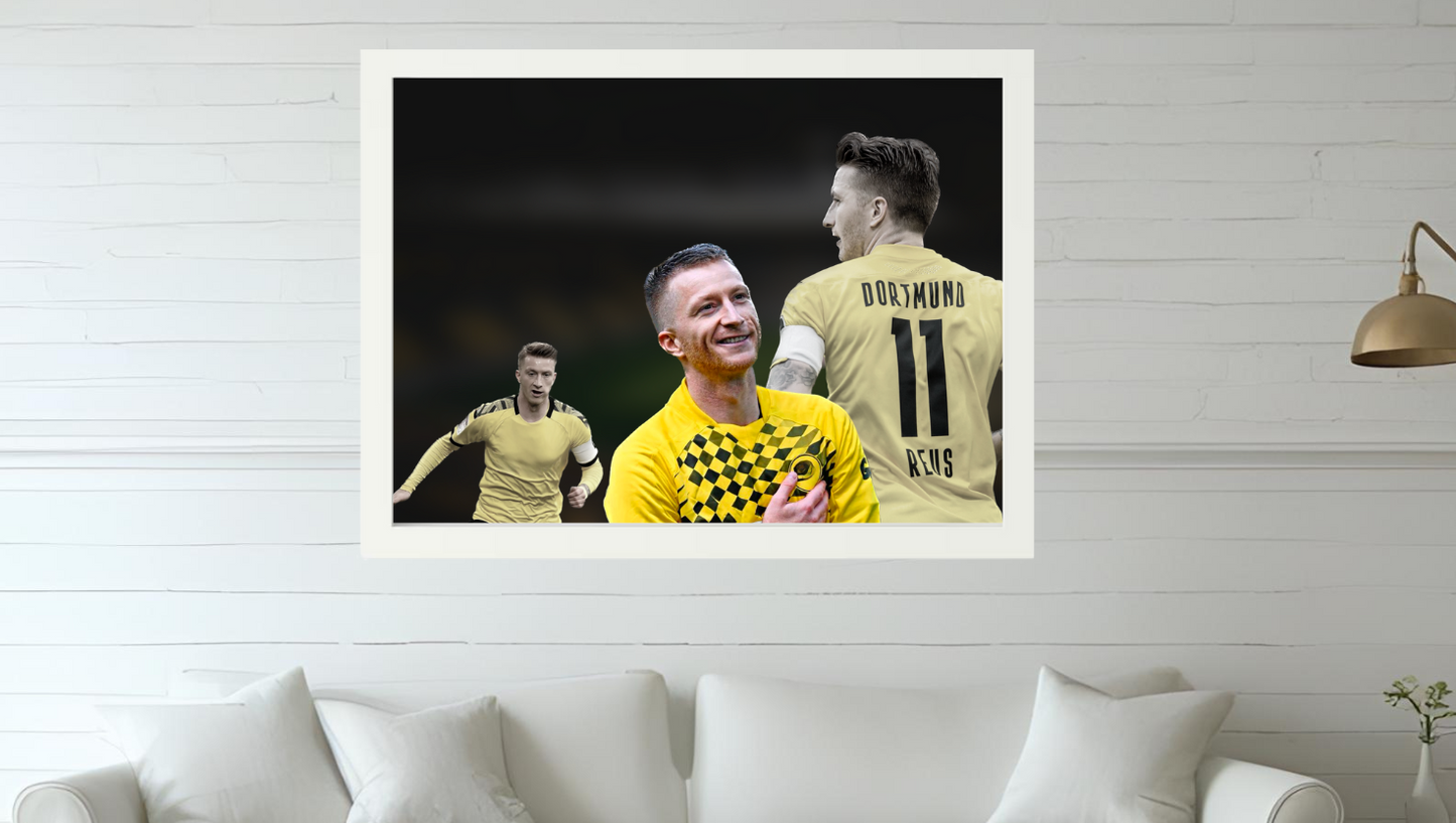 Trading Card Designbilderrahmen - Dortmund Legende #11 - 20x30cm