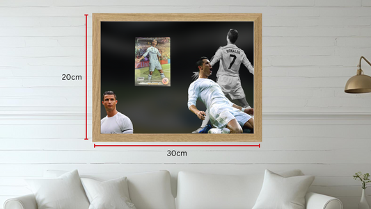 Trading Card Designbilderrahmen - Madrid Legende #7 - 20x30cm