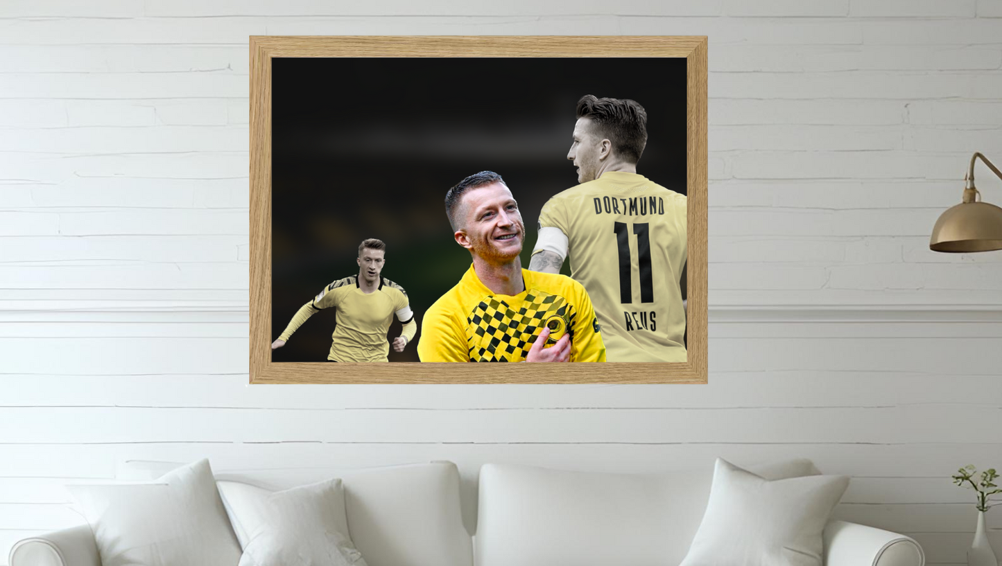Trading Card Designbilderrahmen - Dortmund Legende #11 - 20x30cm
