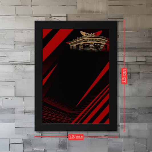 Trading Card Designbilderrahmen - Mailand "Red" - 13x18cm