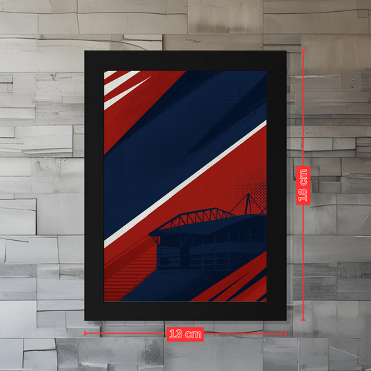 Trading Card Designbilderrahmen - Madrid "Atletico" - 13x18cm