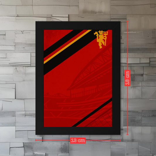Trading Card Designbilderrahmen - Manchester "Red" - 13x18cm